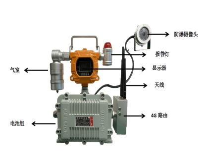 帶攝像頭無(wú)線式氣體泄漏在線監(jiān)測(cè)報(bào)警探測(cè)器